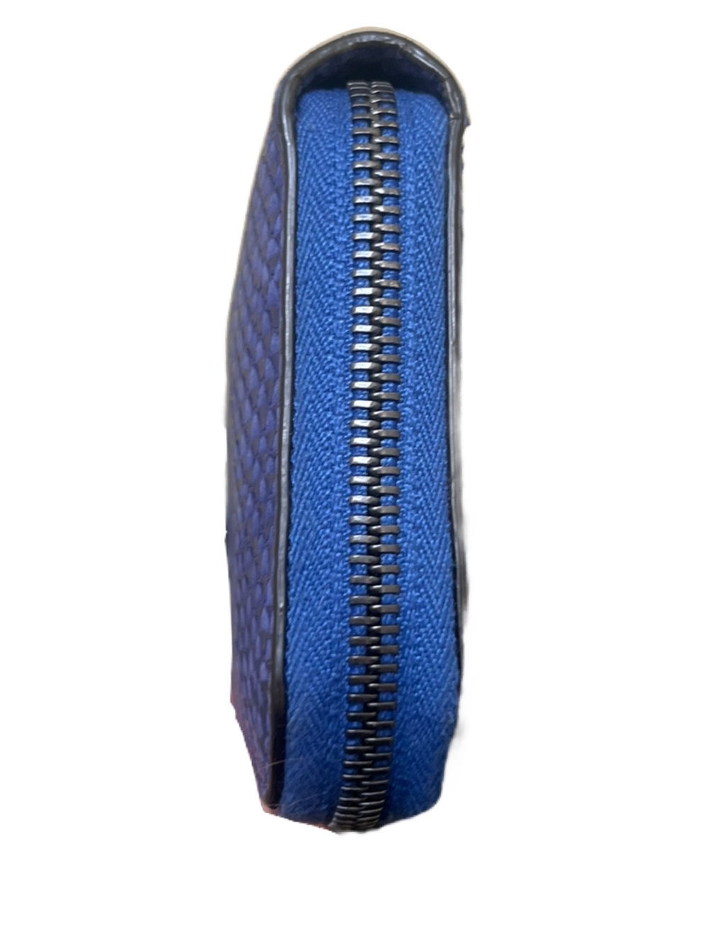 Jimmy Choo Blue Snake Embossed Continental Wallet - Picture 9 of 16
